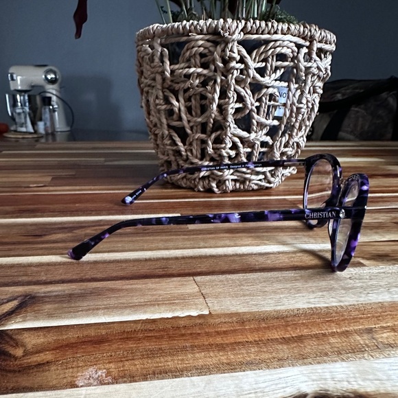 Christian Paris Stylish Purple and Black Habana Eyeglasses new condition. - Picture 8 of 13